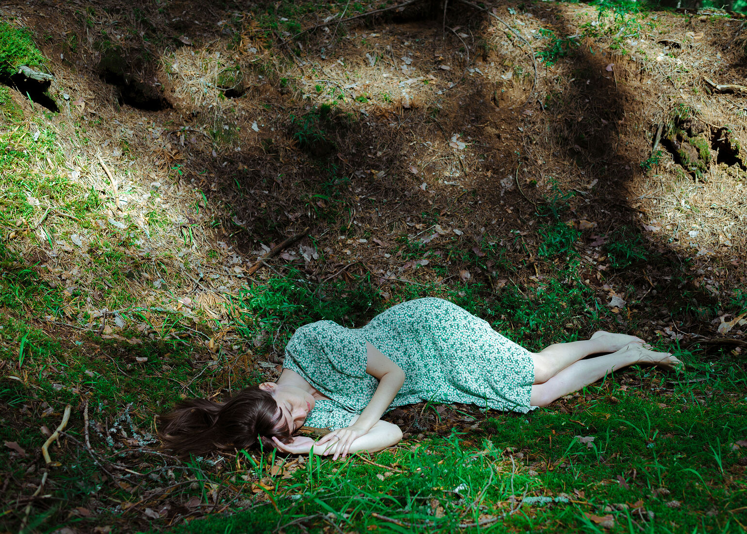 Olga Dyakina is a interdisciplinary artist. Portraits. Untitled